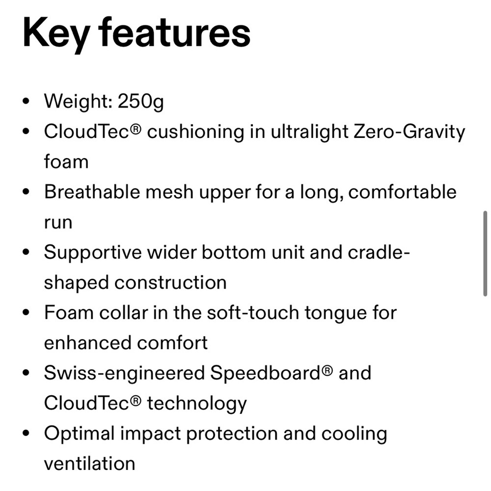 On Running Cloudrunner Sneaker Heron Black Purple Plush Cloud Tech Sz 10 - Picture 13 of 15